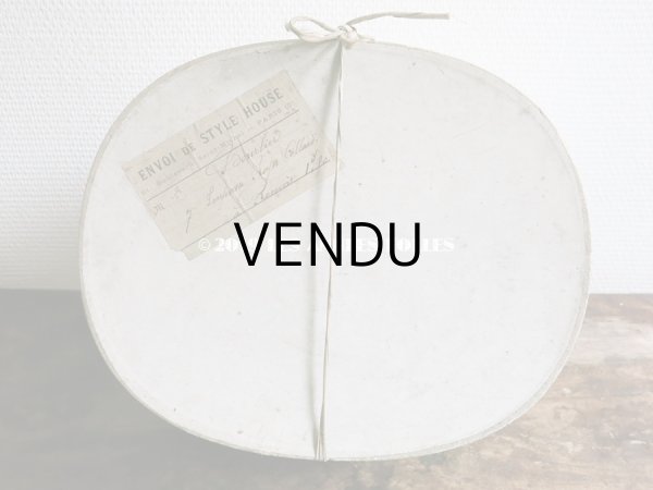 画像3: 1900年代 アンティーク ハットボックス & シルクハット - A.RISER - (3)