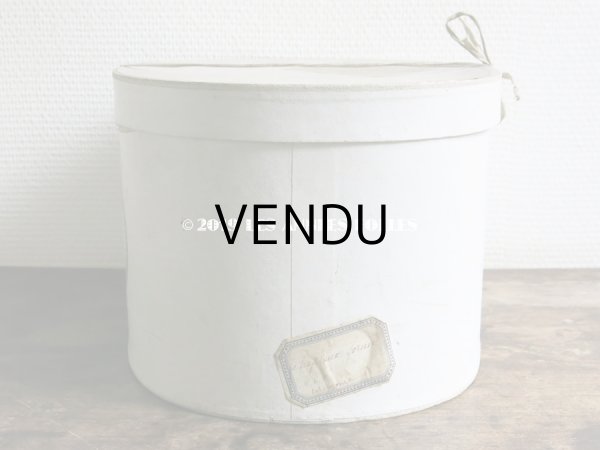 画像7: 1900年代 アンティーク ハットボックス & シルクハット - A.RISER - (7)