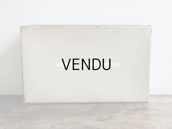 画像14: 1900年代 アンティーク リボン刺繍 大きなカルトナージュボックス　 (14)