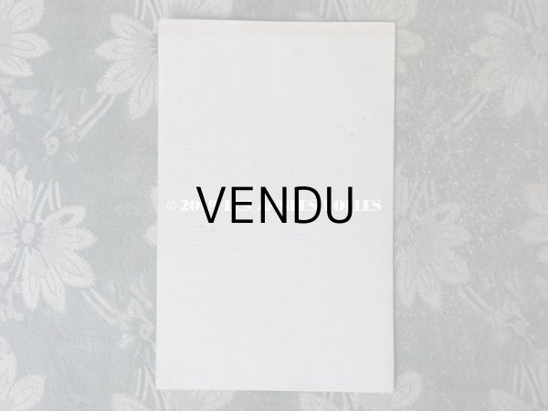 画像7: 19世紀 アンティーク メニューカード 栗鼠＆フルーツのガーランド (7)