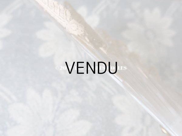 画像9: アンティーク ドール用 レースのファン デュシェス＆ポワンドガーズ 扇子 (9)