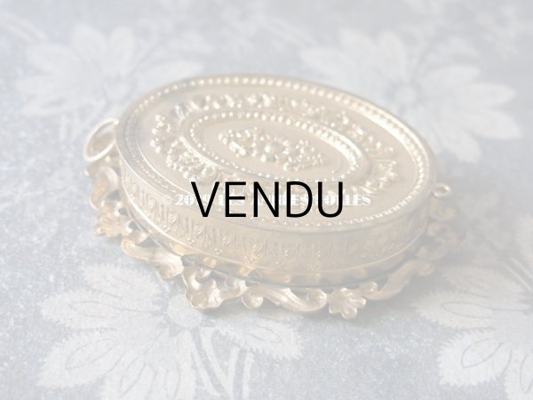 画像8: 19世紀 アンティーク ルリケール　聖遺物のペンダント　クロス  聖人の遺品 封蝋付き (8)