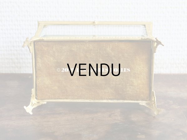 画像7: 19世紀 アンティーク 薔薇のジュエリーボックス パウダーピンクのシルク製クッション (7)