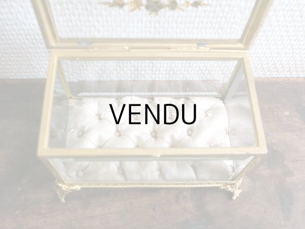 画像10: 19世紀 アンティーク 薔薇のジュエリーボックス パウダーピンクのシルク製クッション (10)