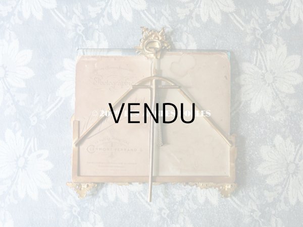 画像3: アンティーク ダブル フォトフレーム  ロカイユ装飾 ダブルフレーム (3)