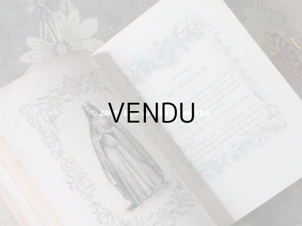 画像12: 19世紀 アンティーク  マリアージュの本 (12)