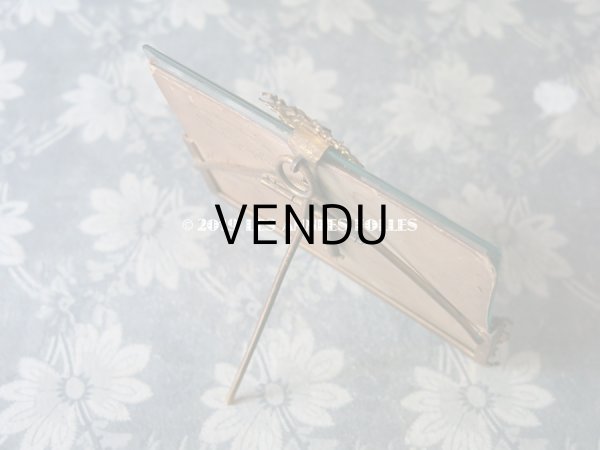 画像11: アンティーク ダブル フォトフレーム  ロカイユ装飾 ダブルフレーム (11)