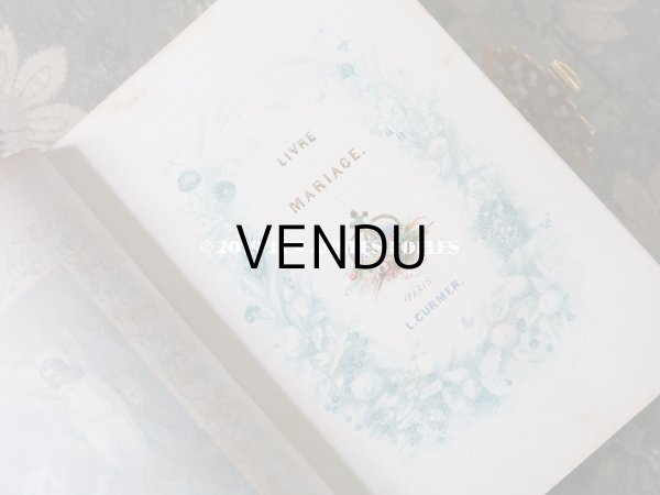 画像10: 19世紀 アンティーク  マリアージュの本 (10)