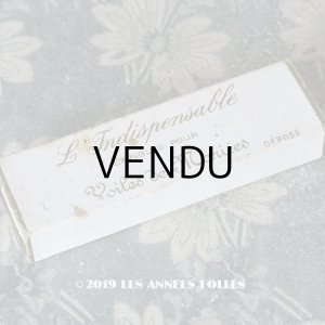 画像: 1900年代 アンティーク ウェディングヴェールのエパングルのボックス オフホワイト　L'INDISPENSABLE EPINGLES POUR VIOLES DE MARIEES
