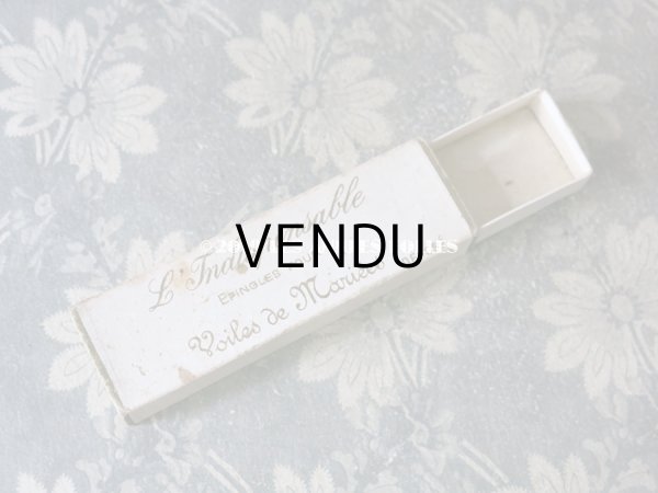 画像4: 1900年代 アンティーク ウェディングヴェールのエパングルのボックス オフホワイト　L'INDISPENSABLE EPINGLES POUR VIOLES DE MARIEES (4)