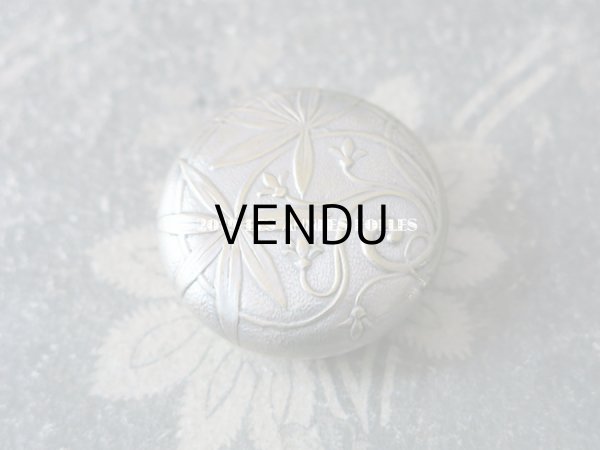 画像3: 1900年代 アンティーク エルミン紋章 パウダーケース  (3)