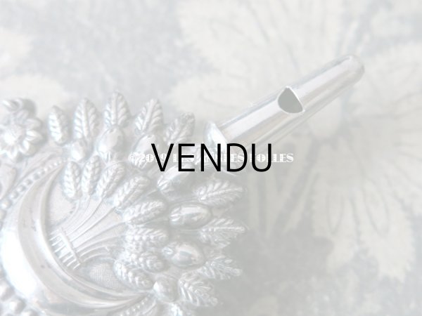 画像6: 19世紀 ナポレオン3世時代 アンティーク ラトル 麦＆ハート シルバー製 (6)