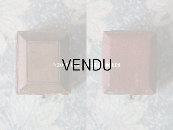 画像3: 19世紀 アンティーク ジュエリーボックス リングケース ブラウン (3)