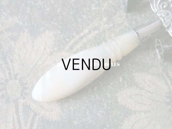 画像4: 19世紀 ナポレオン3世時代 アンティーク ラトル 麦＆ハート シルバー製 (4)