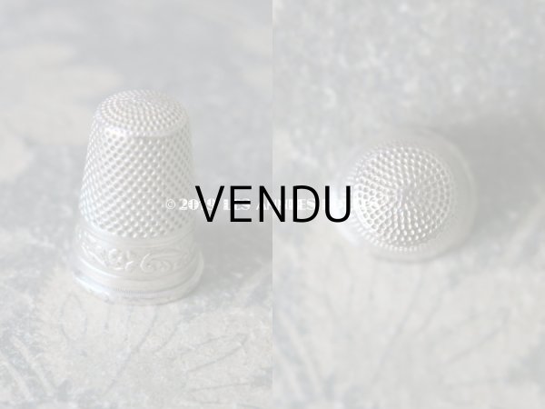 画像17: 1900年代 アンティーク シルバー製 薔薇の裁縫道具セット  (17)