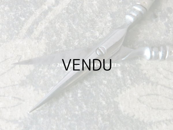 画像12: 1900年代 アンティーク シルバー製 薔薇の裁縫道具セット  (12)