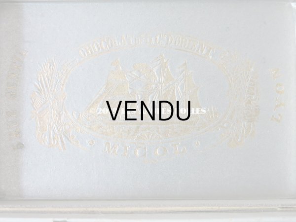 画像8: アンティーク ラングドシャのお菓子箱  人形で遊ぶ子猫 LANGUES DE CHATS - Cie D'Orient LYON - (8)