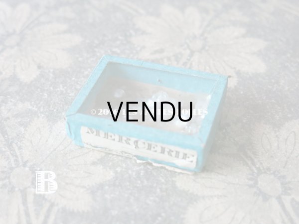 画像8: 1900年代 アンティーク ガラスの蓋の紙箱  (8)