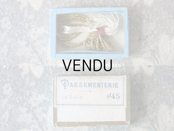 画像3: 1900年代 アンティーク ガラスの蓋の紙箱  (3)