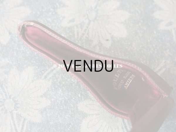 画像8: 19世紀 アンティーク ジュエリーボックス エパングルケース ボルドー (8)