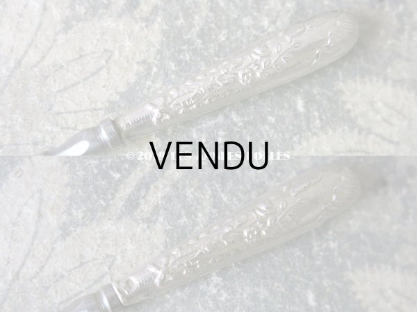 画像15: 1900年代 アンティーク シルバー製 薔薇の裁縫道具セット  (15)