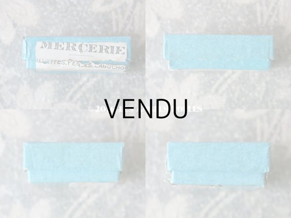 画像10: 1900年代 アンティーク ガラスの蓋の紙箱  (10)