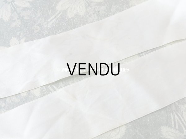 画像4: 1920年代 アンティーク 少女用 ボネ ピンクのロココトリム ＆ オフホワイトの幅広リボン付 (4)