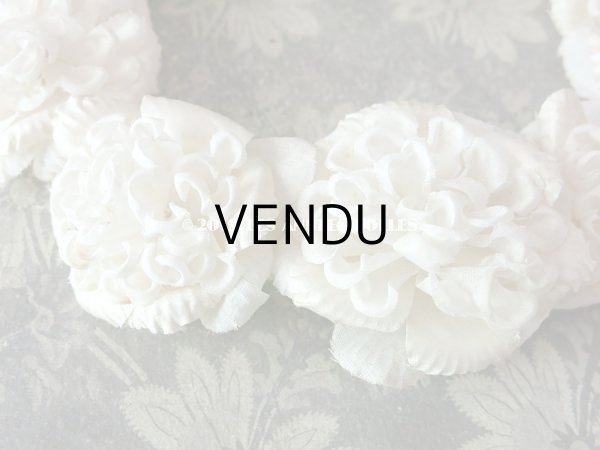 画像7: 1900年代 アンティーク 薔薇のヘッドリース ティアラ (7)