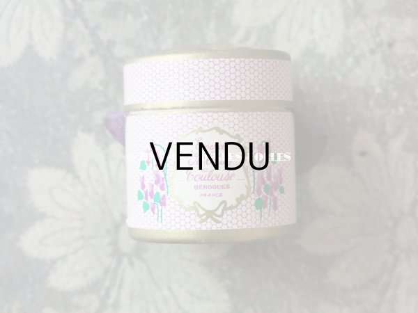 画像5: アンティーク とても小さな 菫のパフュームボックス＆ボトル ESSENCE VIOLETTE DE TOULOUSE - BERDOUES FRANCE - (5)