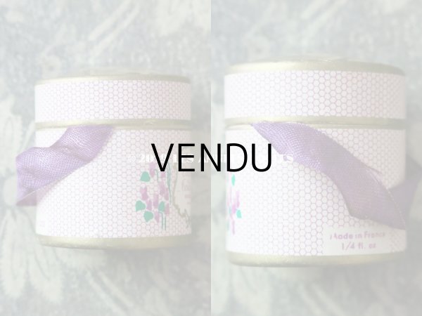 画像7: アンティーク とても小さな 菫のパフュームボックス＆ボトル ESSENCE VIOLETTE DE TOULOUSE - BERDOUES FRANCE - (7)