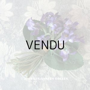 画像: アンティーク 菫のブーケの布花