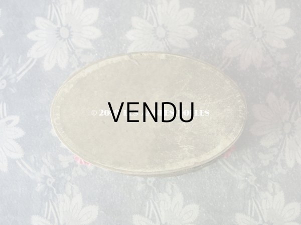 画像6: アンティーク　ロココトリムのお菓子箱　シルク製 (6)