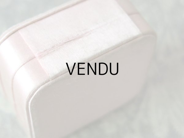 画像9: アンティーク ジュエリーボックス シルクサテン パウダーピンク (9)