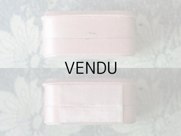 画像7: アンティーク ジュエリーボックス シルクサテン パウダーピンク (7)