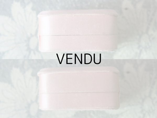 画像8: アンティーク ジュエリーボックス シルクサテン パウダーピンク (8)