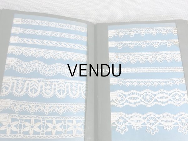 画像10: アンティーク レースのサンプラー  FABRICATION DE DENTELLES " LAFOREZIENNE" - BARLET-PETIT&Cie - (10)