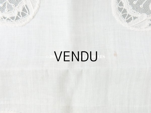 画像9: アンティーク ポワンドローズ & デュシェス 結婚式のハンカチ  【ポワン・ド・ローズ】　【ポワン・ド・ガーズ】 (9)