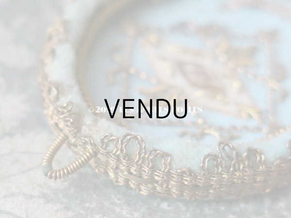 画像7: 19世紀 アンティーク ルリケール　聖遺物のペンダント Cendre de Ste Marguerite  聖人の遺品 (7)