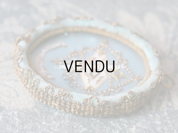 画像5: 19世紀 アンティーク ルリケール　聖遺物のペンダント Cendre de Ste Marguerite  聖人の遺品 (5)