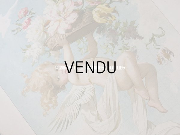 画像5: 【9周年セール対象外】 アンティーク 版画 花かごを持つ天使 AMOUR - LE JOURNAL DE LA DECORATION - (5)