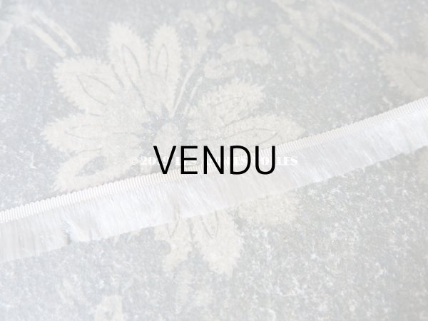 画像4: 【9周年セール対象外】 アンティーク  真っ白なフリンジ付 トリム  11mm幅  (4)