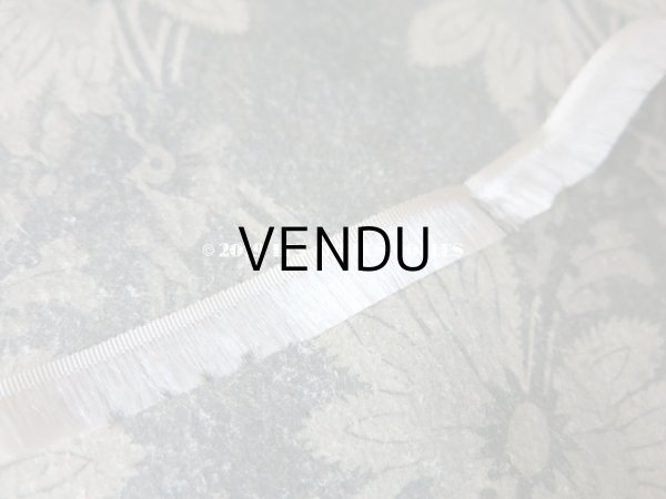 画像3: 【9周年セール対象外】 アンティーク  真っ白なフリンジ付 トリム  11mm幅  (3)