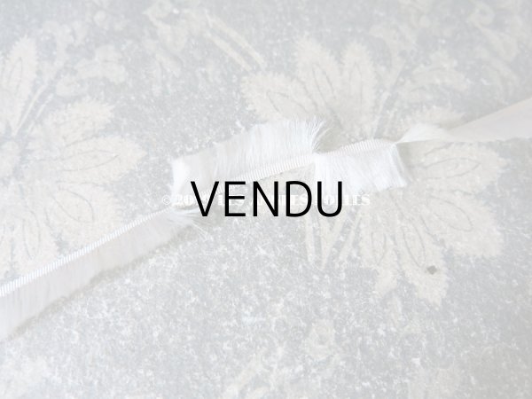 画像6: 【9周年セール対象外】 アンティーク  真っ白なフリンジ付 トリム  11mm幅  (6)