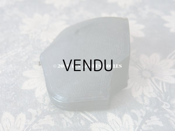 画像6: 19世紀 アンティーク ジュエリーボックス ピアス＆ブローチ 黒 (6)