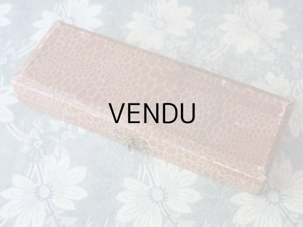 画像3: アンティーク レタリングセット リボンが結ばれたメダイヨン ペン軸 & ブックマーク・レターオープナー & シーリングスタンプ (3)