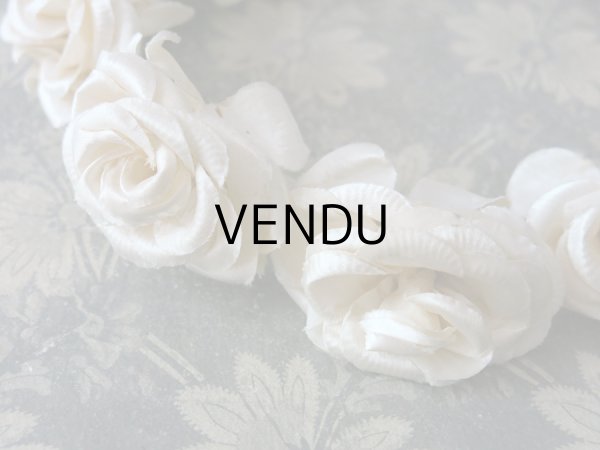 画像5: 1920年代 アンティーク 薔薇のヘッドリース ティアラ (5)