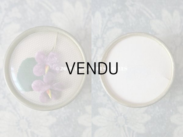 画像5: アンティーク 菫の小さなパフュームボックス＆ボトル  ESSENCE VIOLETTES DE TOULOUSE - BERDOUES FRANCE - (5)