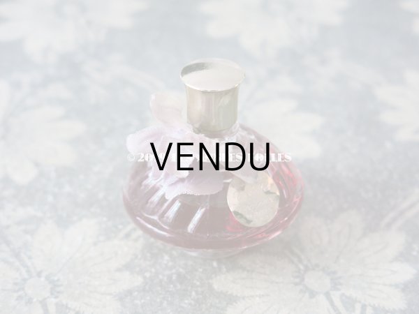 画像2: アンティーク 菫の小さなパフュームボックス＆ボトル  ESSENCE VIOLETTES DE TOULOUSE - BERDOUES FRANCE - (2)