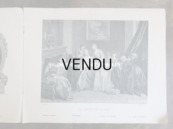 画像5: アンティーク 版画集 LE MUSEE GALANT DIX-HUITIEME SIECLE  (5)