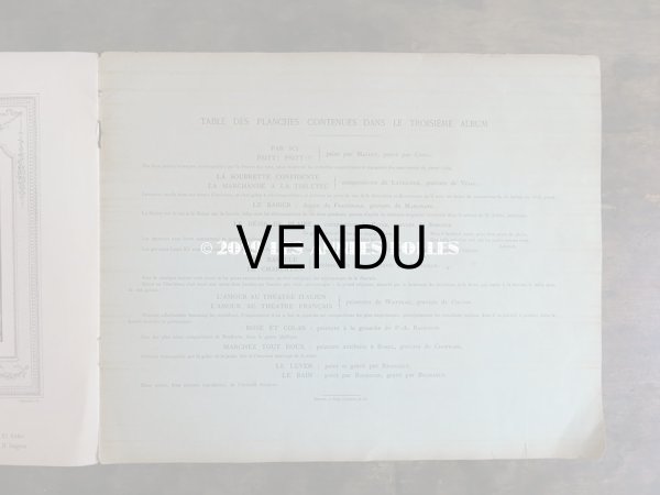 画像8: アンティーク 版画集 LE MUSEE GALANT DIX-HUITIEME SIECLE  (8)